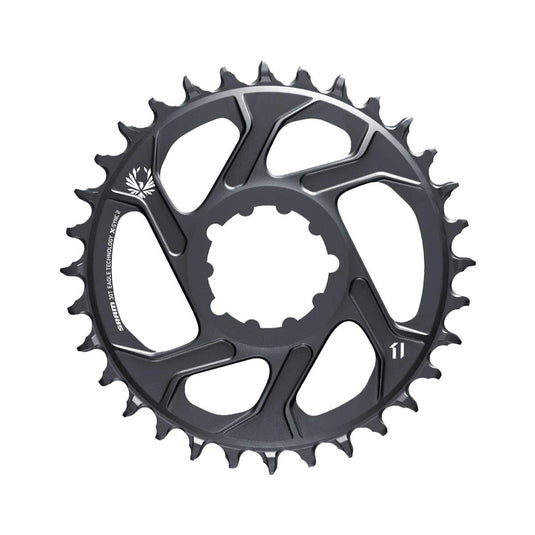 SRAM, X-SYNC 2 SL XX1 Eagle Lunar Grey 6mm, Chainring, Teeth: 30, Speed: 12, BCD: Direct Mount, Single, Alloy, Grey - RACKTRENDZ
