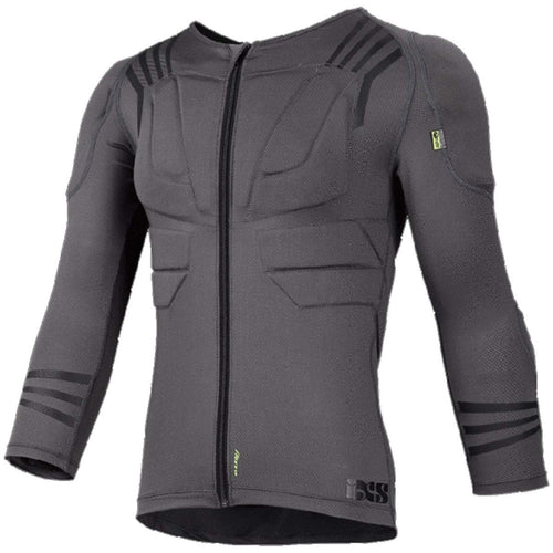 IXS Kid's Trigger Upper Body Protective Jersey - Grey - 482-510-6895-009-K (Grey - Kids Large) - RACKTRENDZ