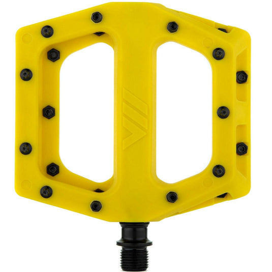 DMR V11 Plastic 9/16 Inch Platform Bike Pedals Yellow - RACKTRENDZ