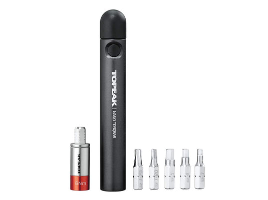 Topeak Nano TorqBar 6 with 5 Tool bits, 6nm - RACKTRENDZ