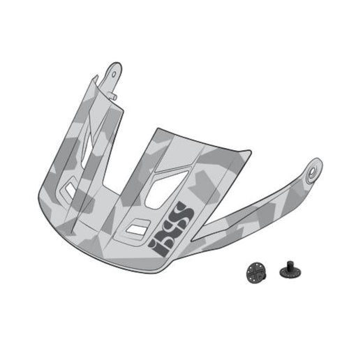 iXS Visor + pins Trigger AM Camo Grey ML - RACKTRENDZ