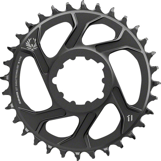 SRAM Chain Ring X-Sync 12S 36T Dm 3mm Offset B, Black - RACKTRENDZ