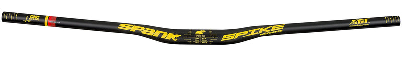 Chargez l&#39;image dans la visionneuse de la galerie, Spank Spike 800 Vibrocore 50R Bike Handlebars, Black/Yellow - RACKTRENDZ
