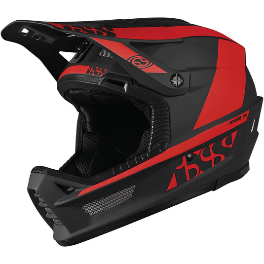 IXS Unisex Xult DH Red (M/L)- Adjustable with ErgoFit 57-59cm Adult Helmets for Men Women,Protective Gear with Quick Detach System - RACKTRENDZ