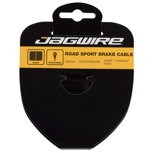 Jagwire Sport Brake Cable 1.5x2000mm Slick Stainless SRAM/Shimano Road - RACKTRENDZ