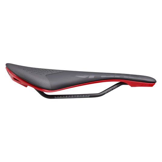 Spank Spike 160 Unisex Adult MTB Saddle (Black Red), Bicycle Seat for Men Women, Bicycle Saddle, Waterproof Seat with Ergonomic Zone Concept - RACKTRENDZ