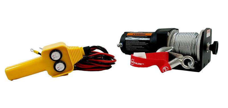Load image into Gallery viewer, Enthuze 12V DC Electric Winch with 2000 lb Capacity

