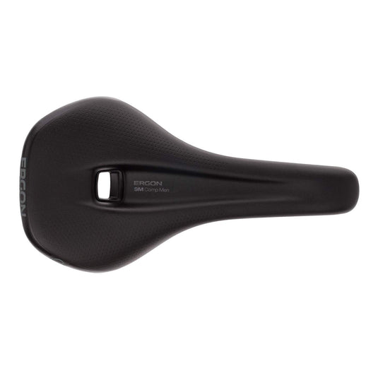 Ergon SM Comp Men’s Bike Saddle | Ergonomic Comfort | Mountain MTB/Trail | Stealth Black, Small/Medium - RACKTRENDZ