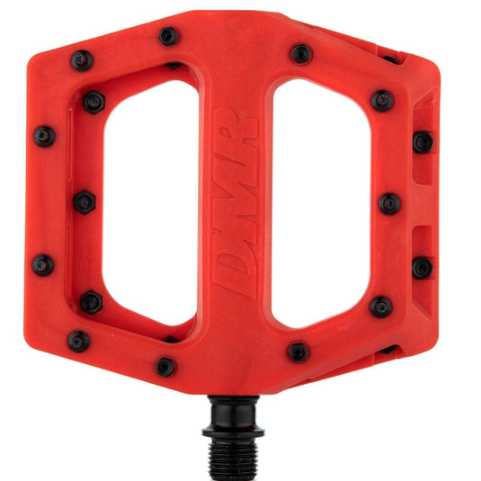 DMR V11 Plastic 9/16 Inch Platform Bike Pedals Red - RACKTRENDZ