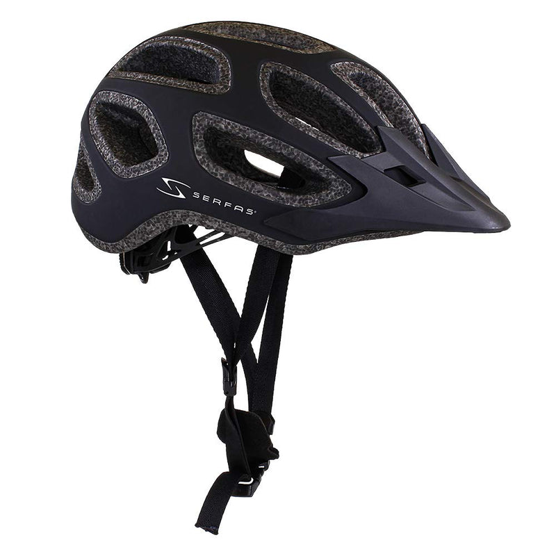 Chargez l&#39;image dans la visionneuse de la galerie, Serfas HT-600/604 Incline Enduro Helmet (Matte Black, S/M) - RACKTRENDZ
