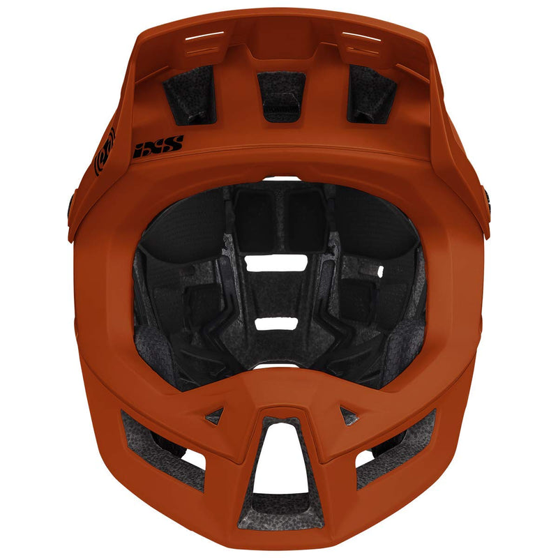 Chargez l&#39;image dans la visionneuse de la galerie, IXS Unisex Trigger FF MIPS Helmet (Burnt Orange,M/L)- Adjustable with Compatible Visor 58-62cm Adult Helmets for Men Women,Protective Gear with Quick Detach System &amp; Magnetic Closure - RACKTRENDZ
