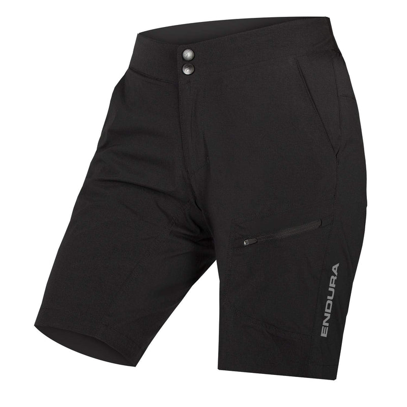 Chargez l&#39;image dans la visionneuse de la galerie, Endura Women&#39;s Hummvee Lite Cycling Short with Liner Black, Medium - RACKTRENDZ
