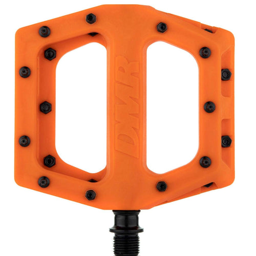 DMR V11 Plastic 9/16 Inch Platform Bike Pedals Orange - RACKTRENDZ