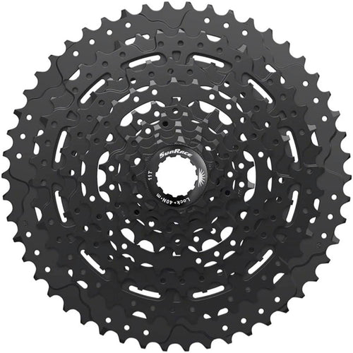 SunRace M993 Cassette - 9 Speed 11-50t ED Black Alloy Spider and Lockring - RACKTRENDZ