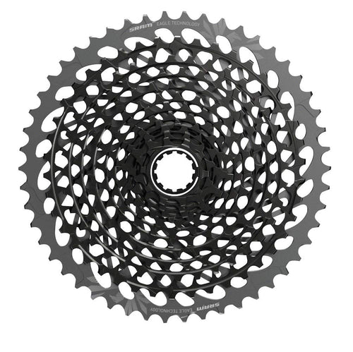 SRAM X01 Eagle AXS XG-1295 Cassette - 12-Speed, 10-50t, Polar Grey, for XD Driver Body - RACKTRENDZ