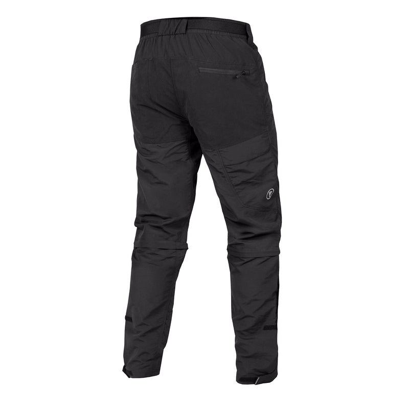 Chargez l&#39;image dans la visionneuse de la galerie, Endura Men&#39;s Hummvee Zip Off Cycling Pant Black, Small - RACKTRENDZ
