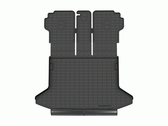 WeatherTech Seatback Cargo Liner HP Mats for Mazda CX-5 - Behind 2nd Row Seating with Bumper Protector (401504IMSK), Black
