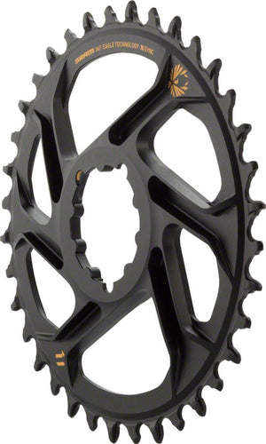 SRAM Chain Ring X-Sync 12S 36T Dm 6mm Offset, Gold - RACKTRENDZ