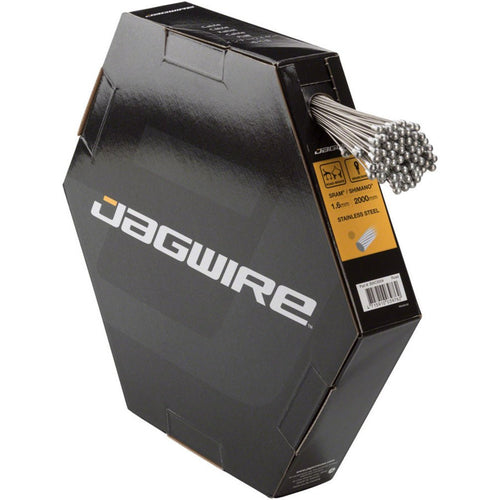 Jagwire Brake Cable Basics 1.6x2000mm Stainless SRAM/Shimano Road, Box of 100 - RACKTRENDZ