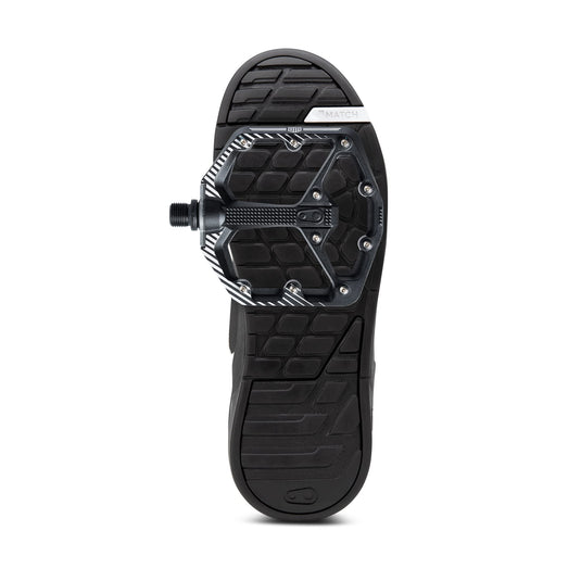 Crankbrothers Stamp 7,Aluminum MTB Bike Pedal, Black/White, Small
