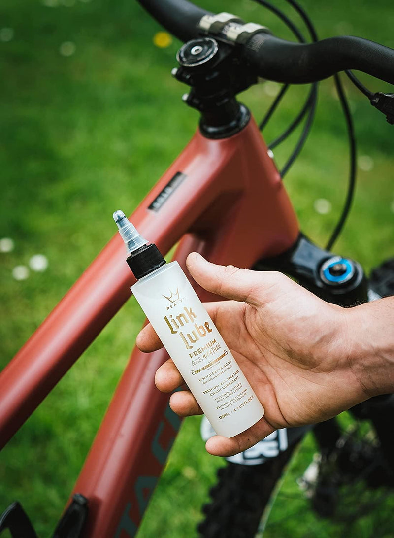 Chargez l&#39;image dans la visionneuse de la galerie, Peaty&#39;s LinkLube Premium All-Weather Bicycle Chain Lubricant, 120mL/ 4 oz. - RACKTRENDZ
