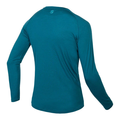 Endura BaaBaa Blend Long Sleeve Cycling Men's Baselayer Blueberry, X-Large - RACKTRENDZ