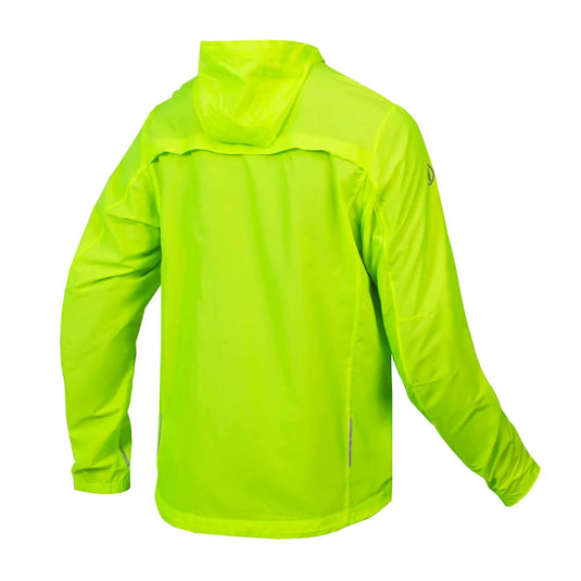 Endura Men's Hummvee Windshell Cycling Jacket Hi-Viz Yellow, Large - RACKTRENDZ