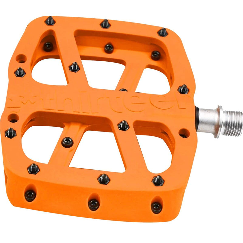 Load image into Gallery viewer, e*thirteen Components Base Flat Pedals Naranja, Set - RACKTRENDZ
