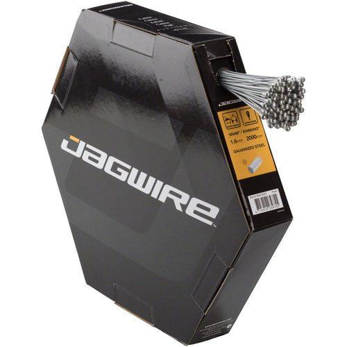 Jagwire Brake Cable Basics 1.6x2000mm Galvanized SRAM/Shimano Road, Box of 100 - RACKTRENDZ