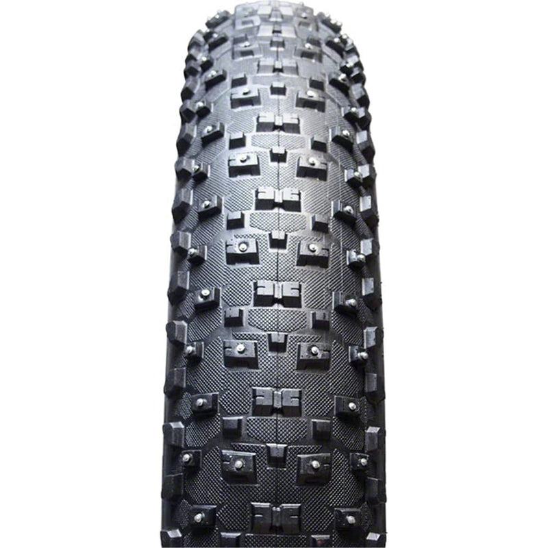 Load image into Gallery viewer, Vee Tire Co. Snowshoe XL Studded Fat Bike Tire: 26" x 4.8" 120tpi Folding Bead - RACKTRENDZ

