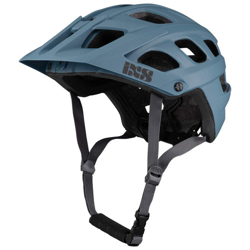 IXS Unisex Trail EVO Helmet (Black,S/M)- Adjustable 54-58cm Adult Helmets for Men Women,Protective Gear with Quick Detach System - RACKTRENDZ