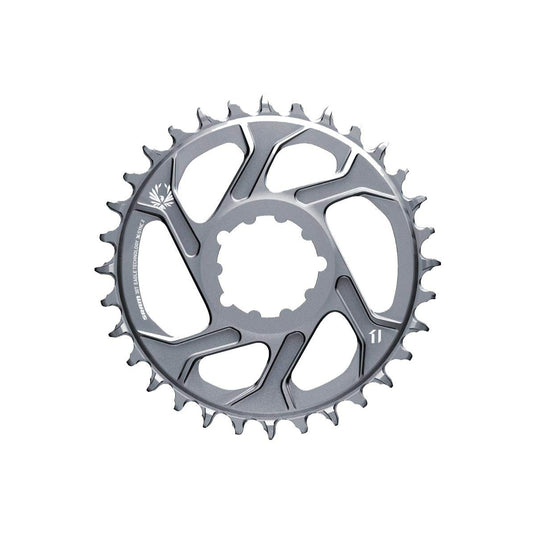 SRAM Unisex's X-Sync 2 Direct Mount 6mm Offset Eagle Chainring, Polar Grey, 34t - RACKTRENDZ