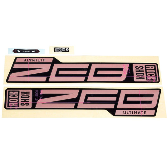 ZEB Ultimate Decal Kit Cuivre mat pour jambage Noir Lustré - RACKTRENDZ