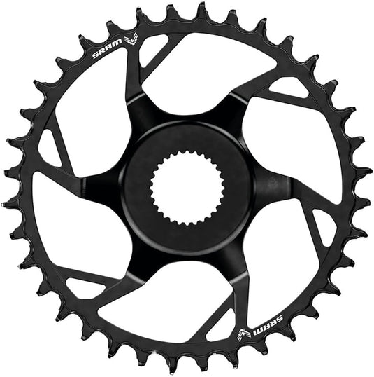 Sram Chainring T-Type Eagle 12-f. 38 Z, Black, Aluminium, DM, for Bosch Gen4 - RACKTRENDZ