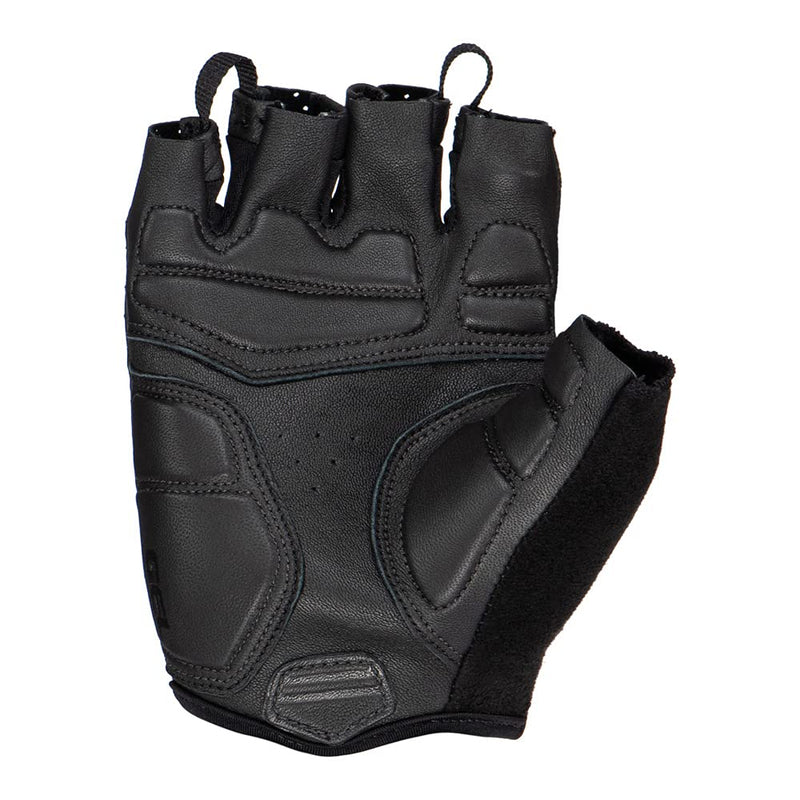 Load image into Gallery viewer, Lizard Skins Aramus Classic Leather Cycling Gloves V2 – Unisex Padded Short Finger Bike Gloves (Jet Black, Small) - RACKTRENDZ
