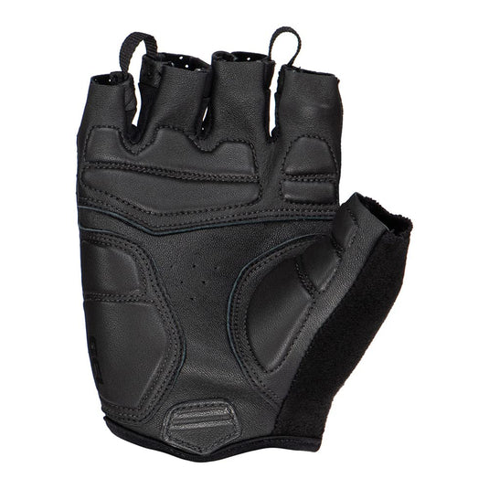 Lizard Skins Aramus Classic Leather Cycling Gloves V2 – Unisex Padded Short Finger Bike Gloves (Jet Black, Small) - RACKTRENDZ