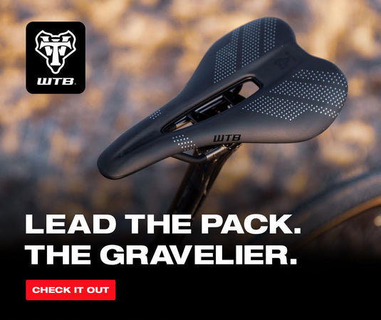 WTB Gravelier Medium Stainless Black Saddle - RACKTRENDZ