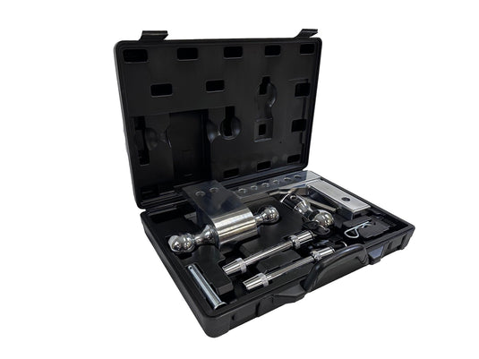 Enthuze 6" HD Aluminum Adjustable Hitch with 3 Ball Sizes