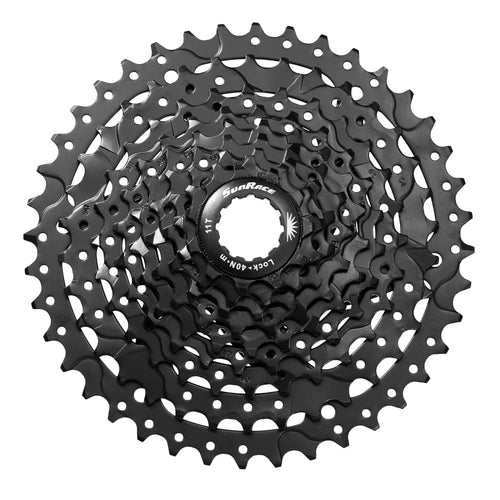 SunRace Unisex's CSM980 Cassette, Black, 11-40 Tooth - RACKTRENDZ