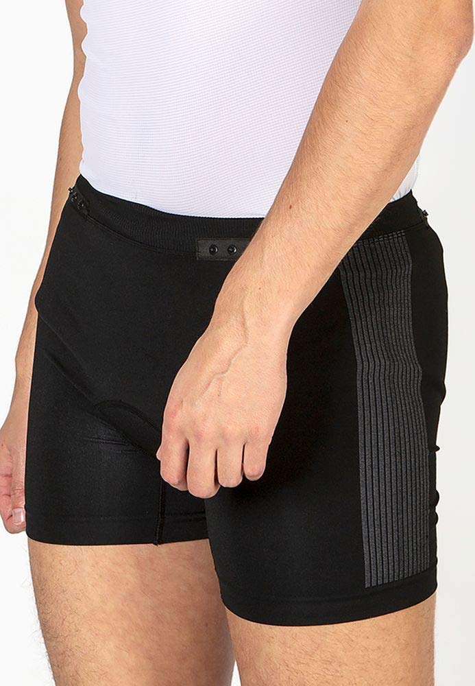 Chargez l&#39;image dans la visionneuse de la galerie, Endura Men&#39;s Engineered Clickfast Cycling Boxer Black, Small - RACKTRENDZ
