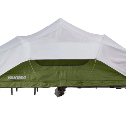 Tente de camping sur le toit Yakima SkyRise Medium en nylon pour 3 personnes avec échelle, vert