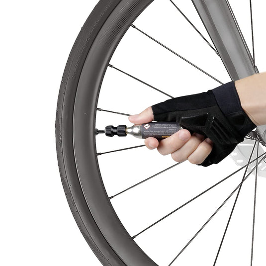 Topeak Nano Airbooster CO2 Bicycle Tyre Inflator with 25g Cartridge and Sleeve - RACKTRENDZ
