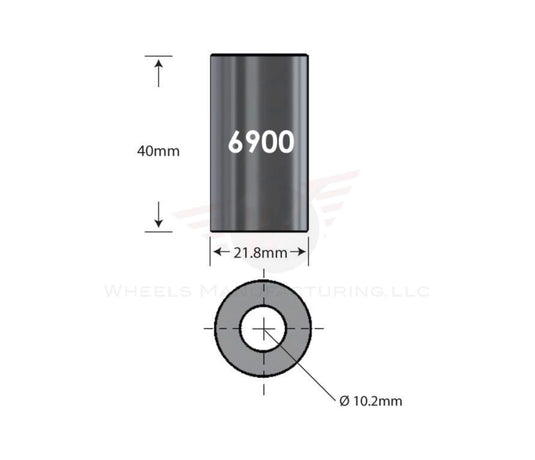 Wheels Manufacturing Over Axle Adaptor Bearing Drift 6900 x 40mm - RACKTRENDZ