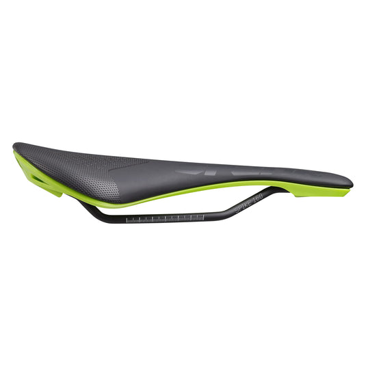 Spank Spike 160 Unisex Adult MTB Saddle (Black Green), Bicycle Seat for Men Women, Bicycle Saddle, Waterproof Seat with Ergonomic Zone Concept - RACKTRENDZ