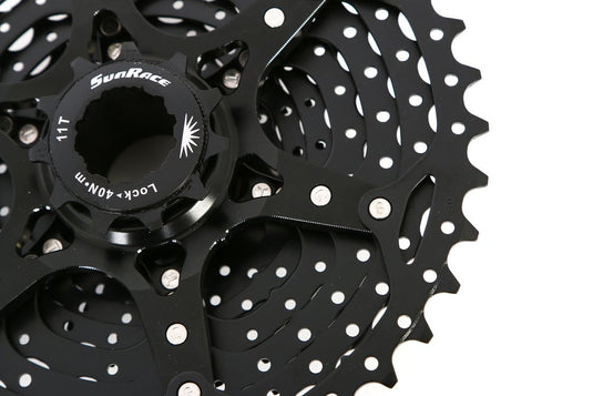 SunRace Unisex Adult CSMS3 1140T 10 Speed Cassette - Black, N/A - RACKTRENDZ