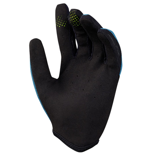 IXS Unisex Carve Gloves - Silicone Grippers and Slip on Design with Touchscreen/Biking/Hiking Compatible (Medium/Ocean Blue) - RACKTRENDZ