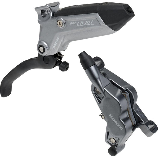 SRAM, Level Bronze Stealth 4P, MTB Hydraulic Disc Brake, Front, Post Mount, Grey - RACKTRENDZ