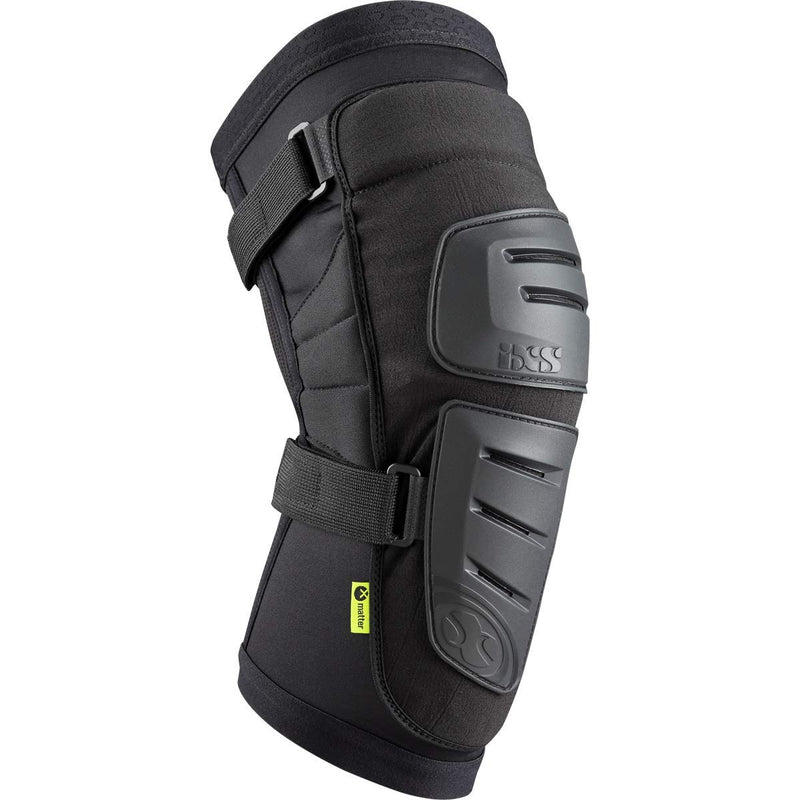 Load image into Gallery viewer, IXS Trigger Unisex Flow Zip Breathable Moisture- Knee pads (Black,S)- Knee Compression Sleeve Support for Men &amp; Women, Wicking Padded Protective Knee Guards, Youth Knee Pads, Knee Protective Gear - RACKTRENDZ
