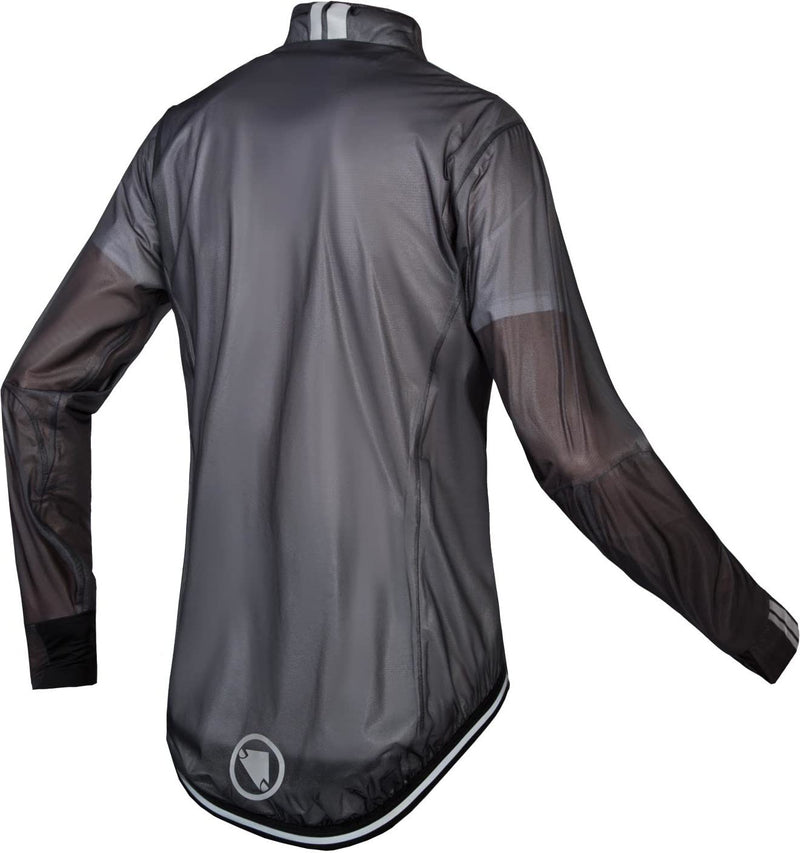 Chargez l&#39;image dans la visionneuse de la galerie, Endura Men&#39;s FS260-Pro Adrenaline Race Cape II - Lightweight, Waterproof &amp; Breathable Cycle Shell, Black, Small - RACKTRENDZ
