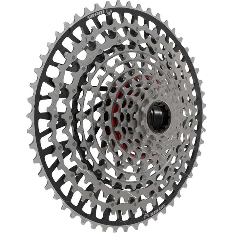 Load image into Gallery viewer, SRAM, XS-1297 XX Eagle T-Type, Cassette, Silver/Black, Speed: 12, 10-52T - RACKTRENDZ
